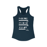 Patience Protest  Pop Off | Women's Ideal Racerback Tank