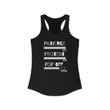 Patience Protest  Pop Off | Women's Ideal Racerback Tank