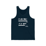 Patience Pop Off | Unisex Jersey Tank